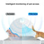 Streamlined Paws: 4000mAh Rechargeable Smart Air Purifier