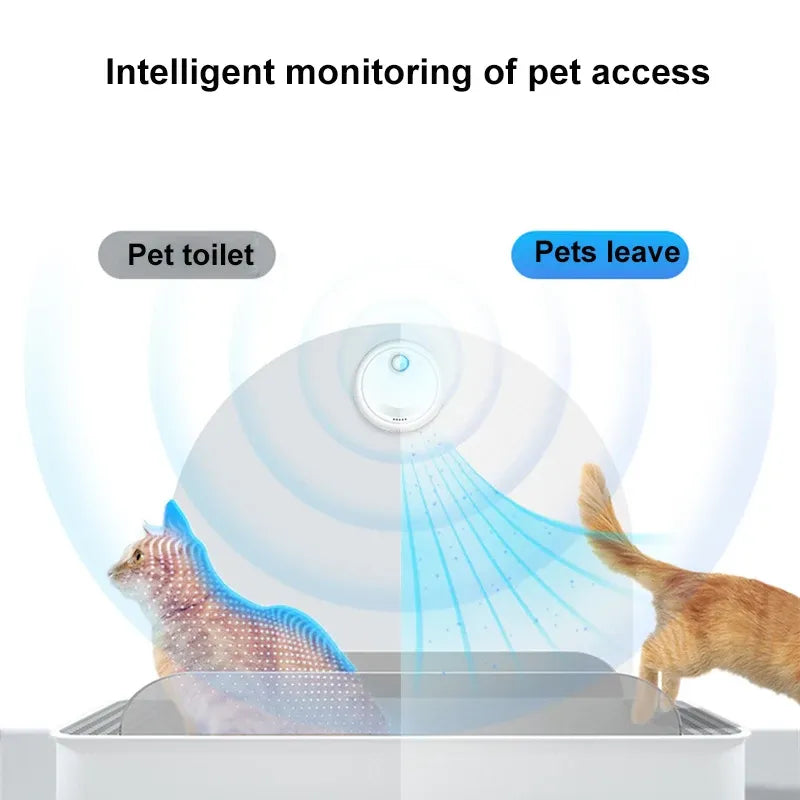 Streamlined Paws: 4000mAh Rechargeable Smart Air Purifier