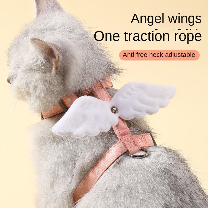 Turn Walks into an Adventure: Sweet Angel Wing Cat Harness