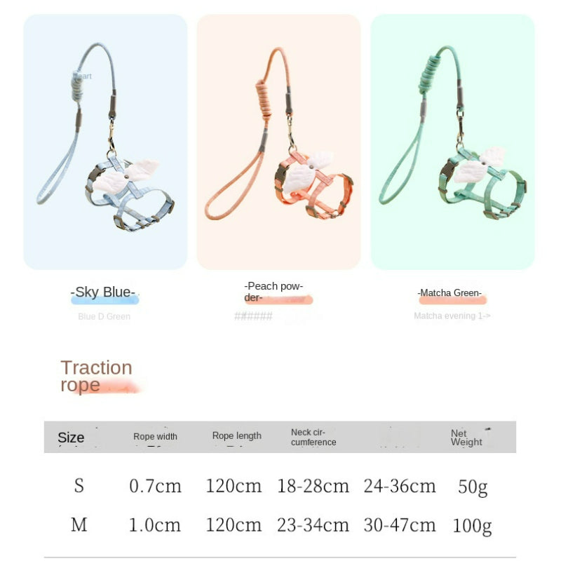 Turn Walks into an Adventure: Sweet Angel Wing Cat Harness