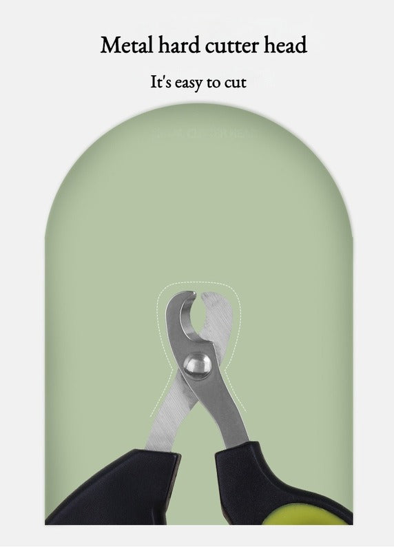 Professional-Grade Stainless Steel Pet Nail Clipper