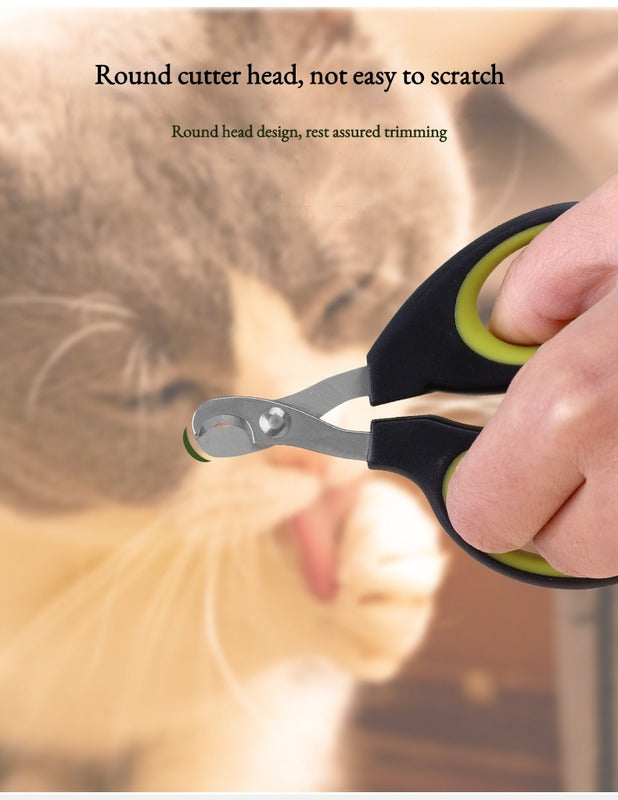 Professional-Grade Stainless Steel Pet Nail Clipper