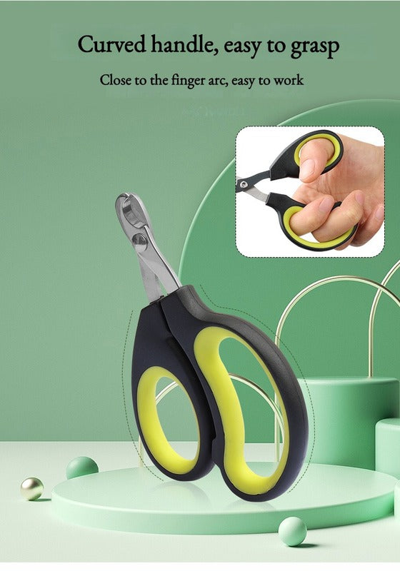 Professional-Grade Stainless Steel Pet Nail Clipper