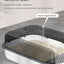 Maintain an Effortlessly Clean Home with Semi-Enclosed Jumbo Cat Litter Box