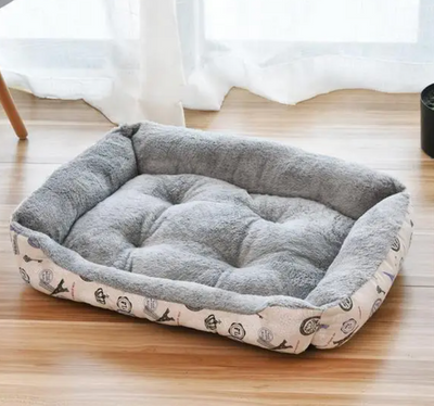 Comfortable Warm Bone Design Cat Bed