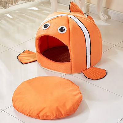 Cozy and Fun Cat Nemo Bed Cave