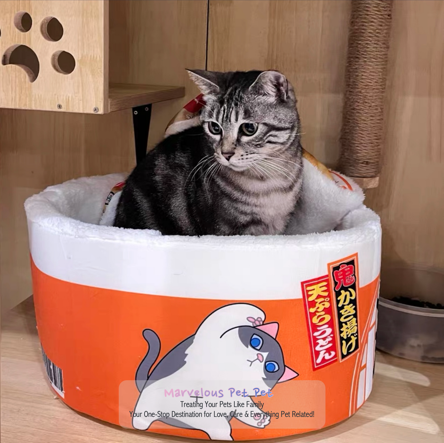 Super-Sized Warm Pet House Kennel in Instant Noodle Fun Design