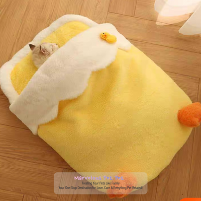 Adorable Duck-Inspired Cat Bed