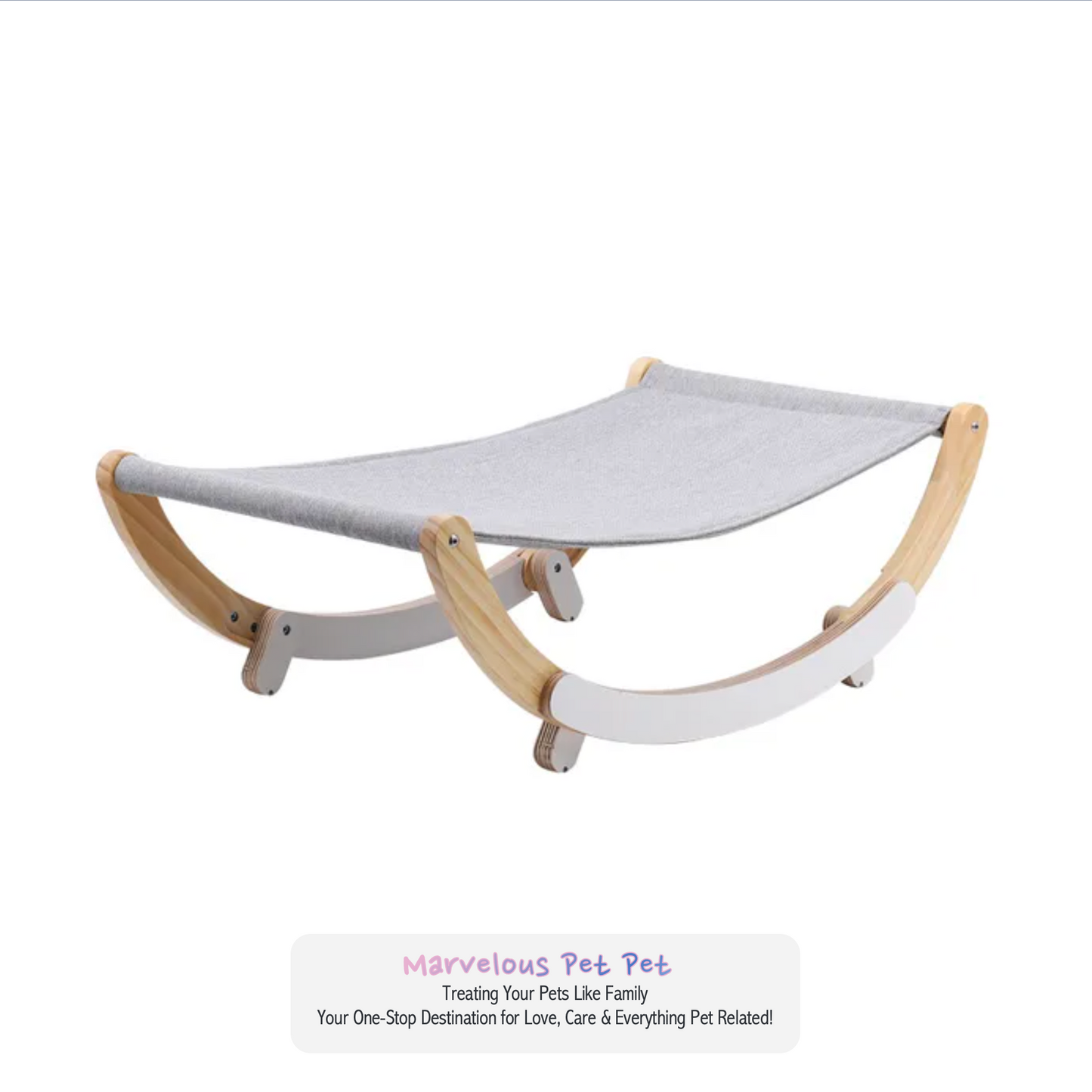 Wooden Hammock Lounger for Cats