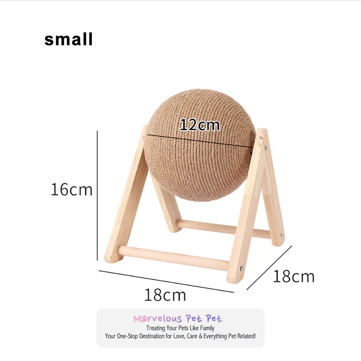 Cat Scratching Ball Toy