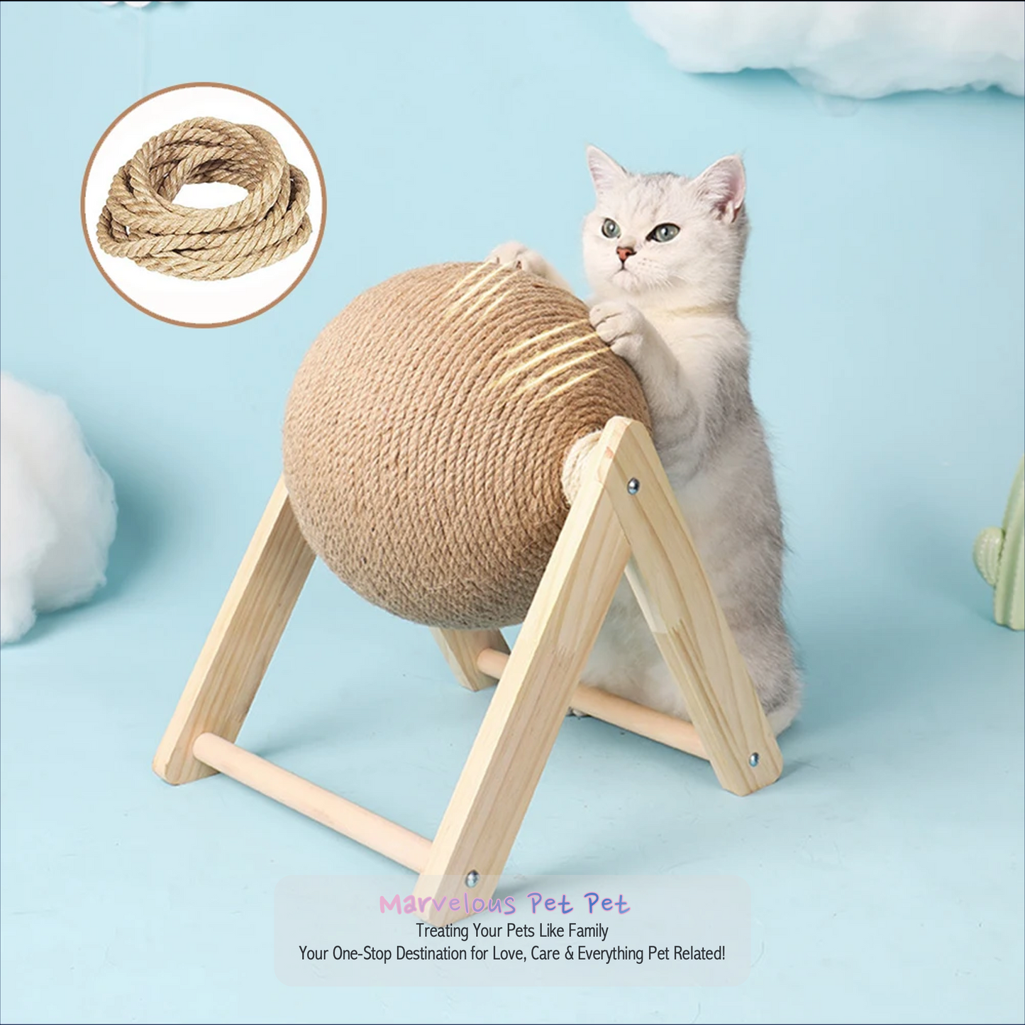 Cat Scratching Ball Toy