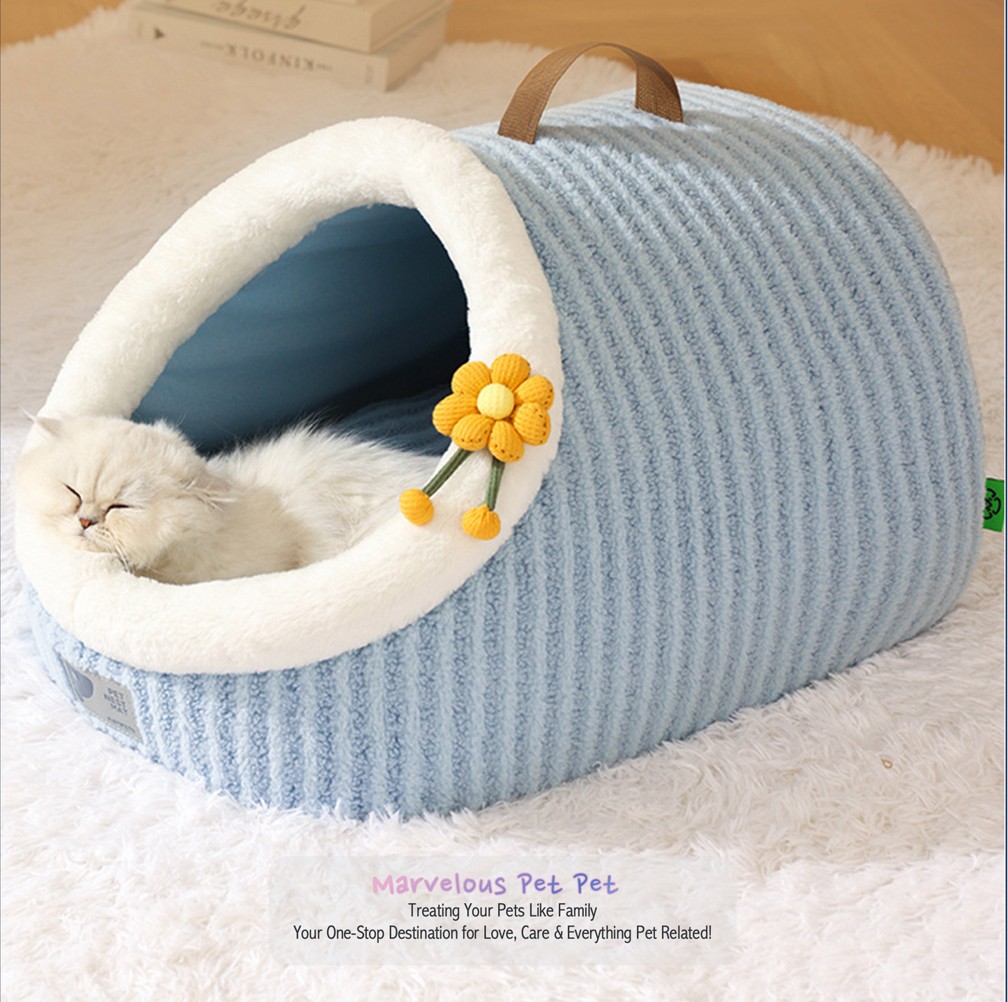 Cosy Cat Haven: Warm, Thickened Plush Cat Nest