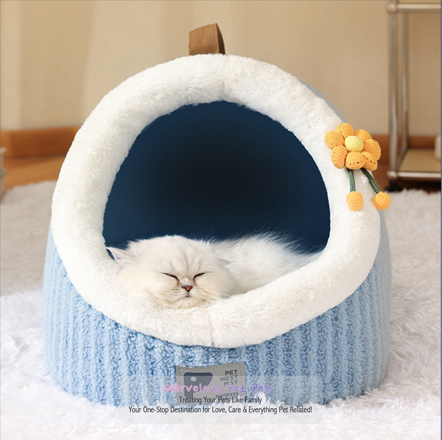 Cosy Cat Haven: Warm, Thickened Plush Cat Nest