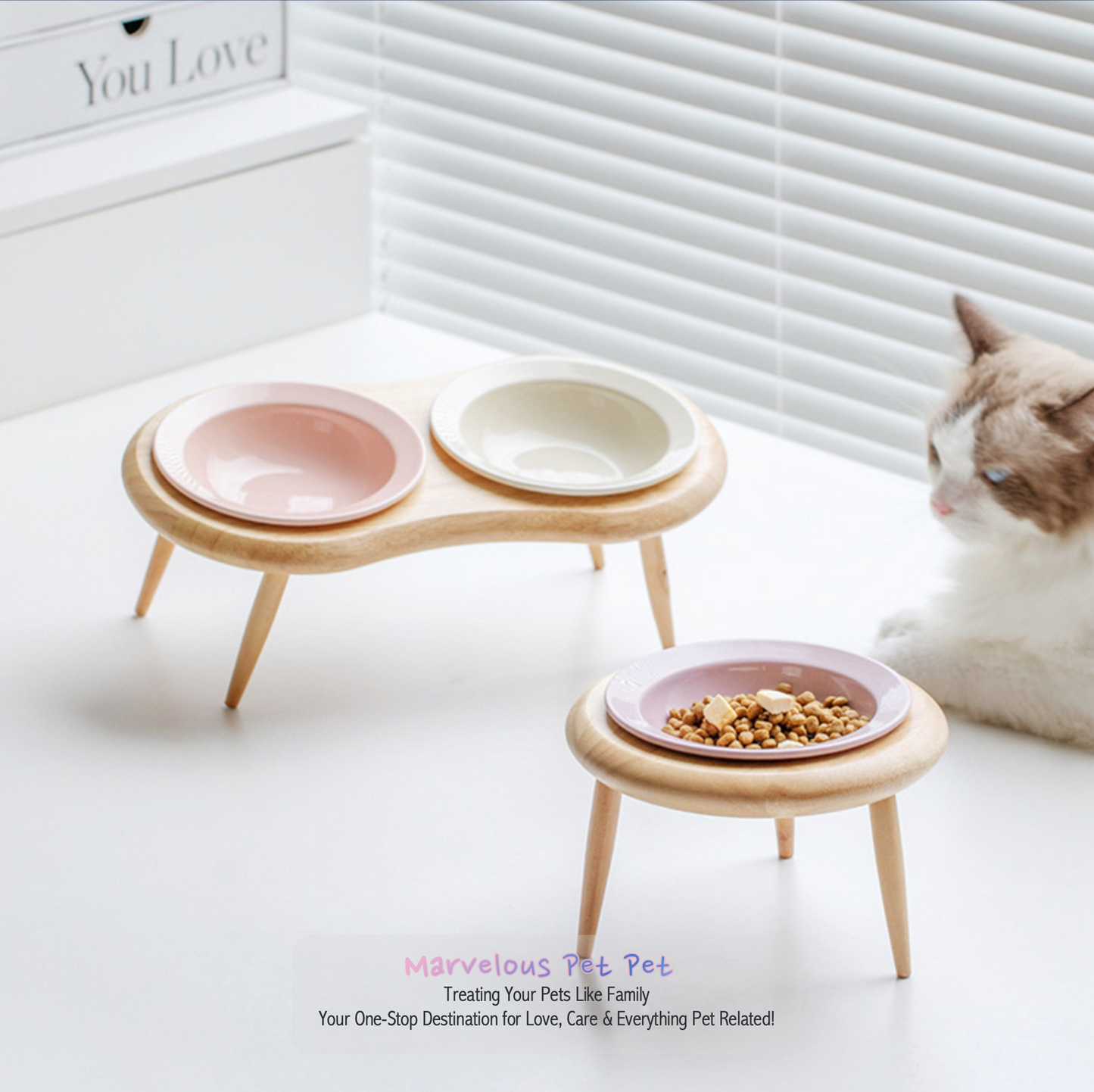 Luxury of Convenience with Chic Ceramic Bowl Suitable for Cats and Small Dogs