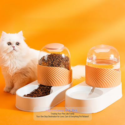 3-Color Cat Feeder Set