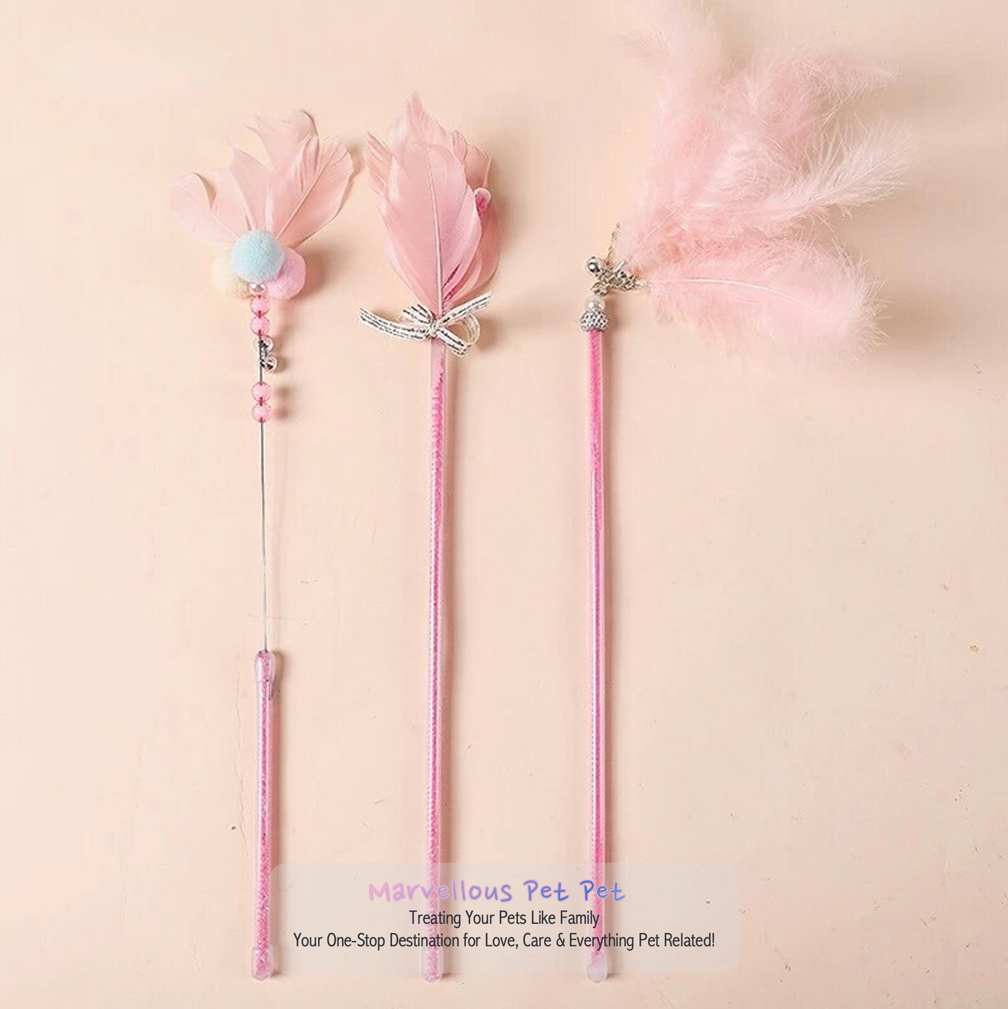 Ins Style' Cat Toy Set! Featuring Funny Feather Wand