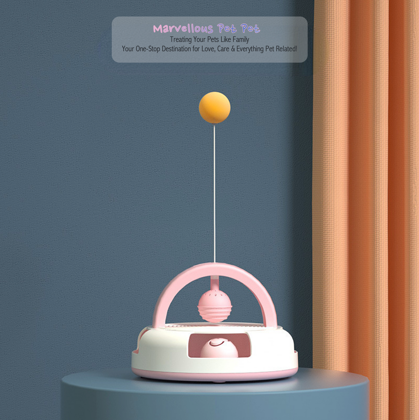 Gravity Table Tennis Cat Toy Ideal for Self-Stimulation