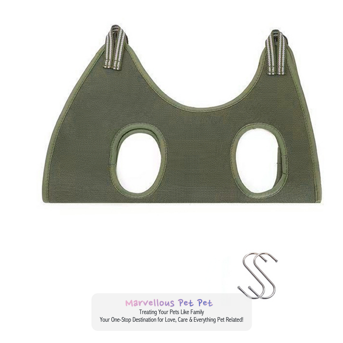 Nail Cutting, Grooming & Bath Restraint Hammock Bag
