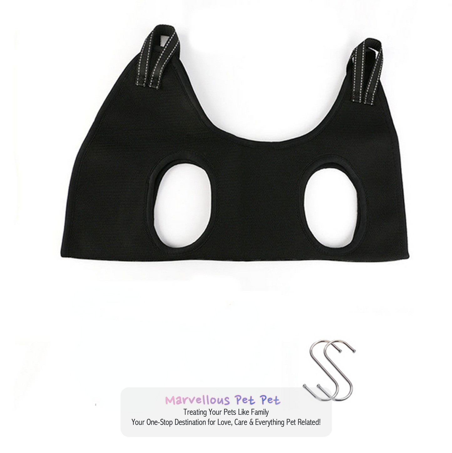 Nail Cutting, Grooming & Bath Restraint Hammock Bag