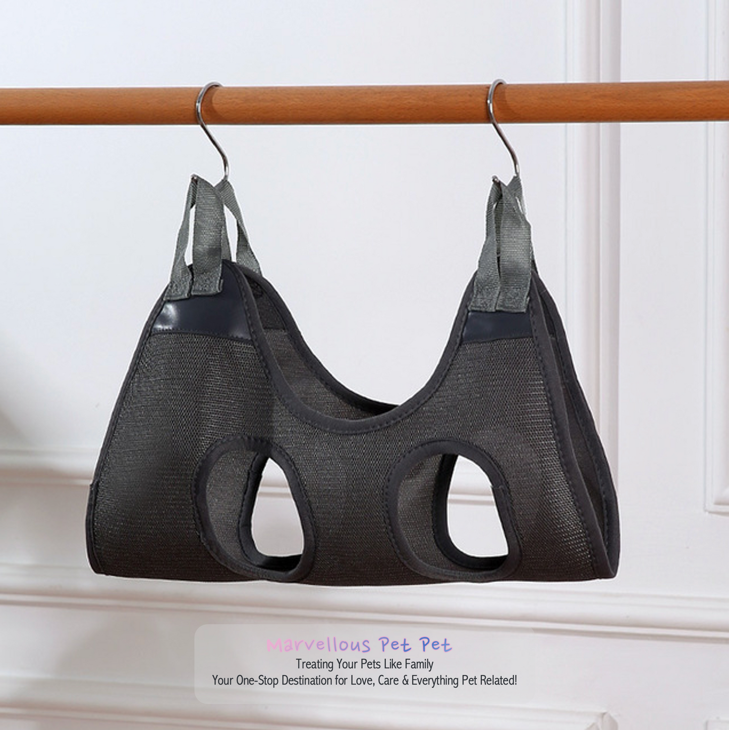 Nail Cutting, Grooming & Bath Restraint Hammock Bag