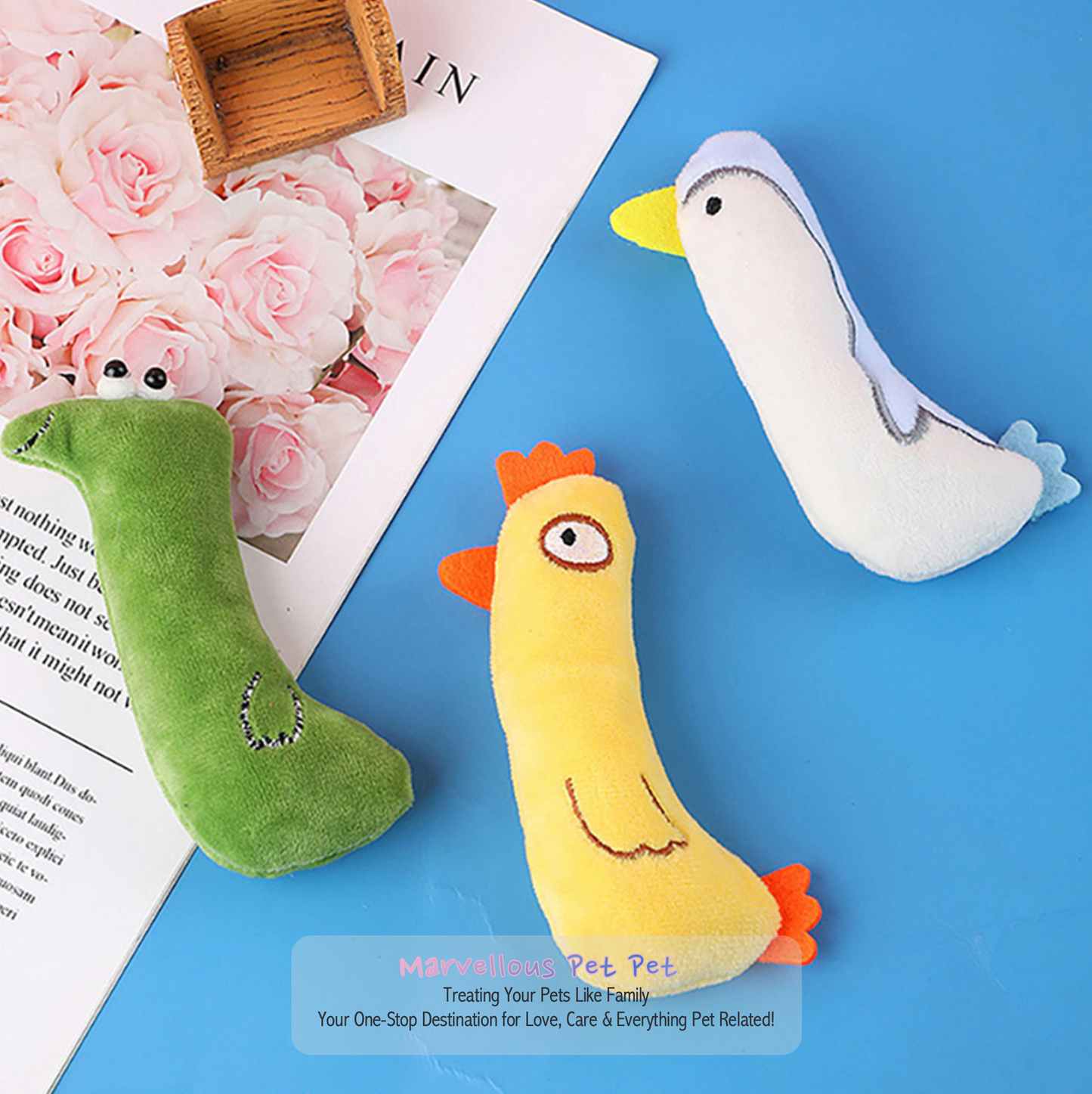 Cute Catnip-Infused Plush Thumb Pillow