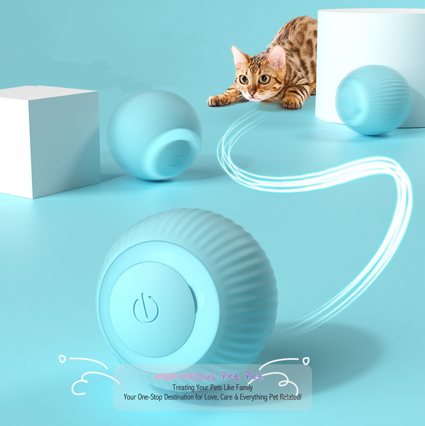 Exciting Automatic Rolling Ball Toy for Cats