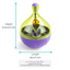 Interactive Pet Food Dispenser - Tumbler Feeder Toy for Cats and Dogs