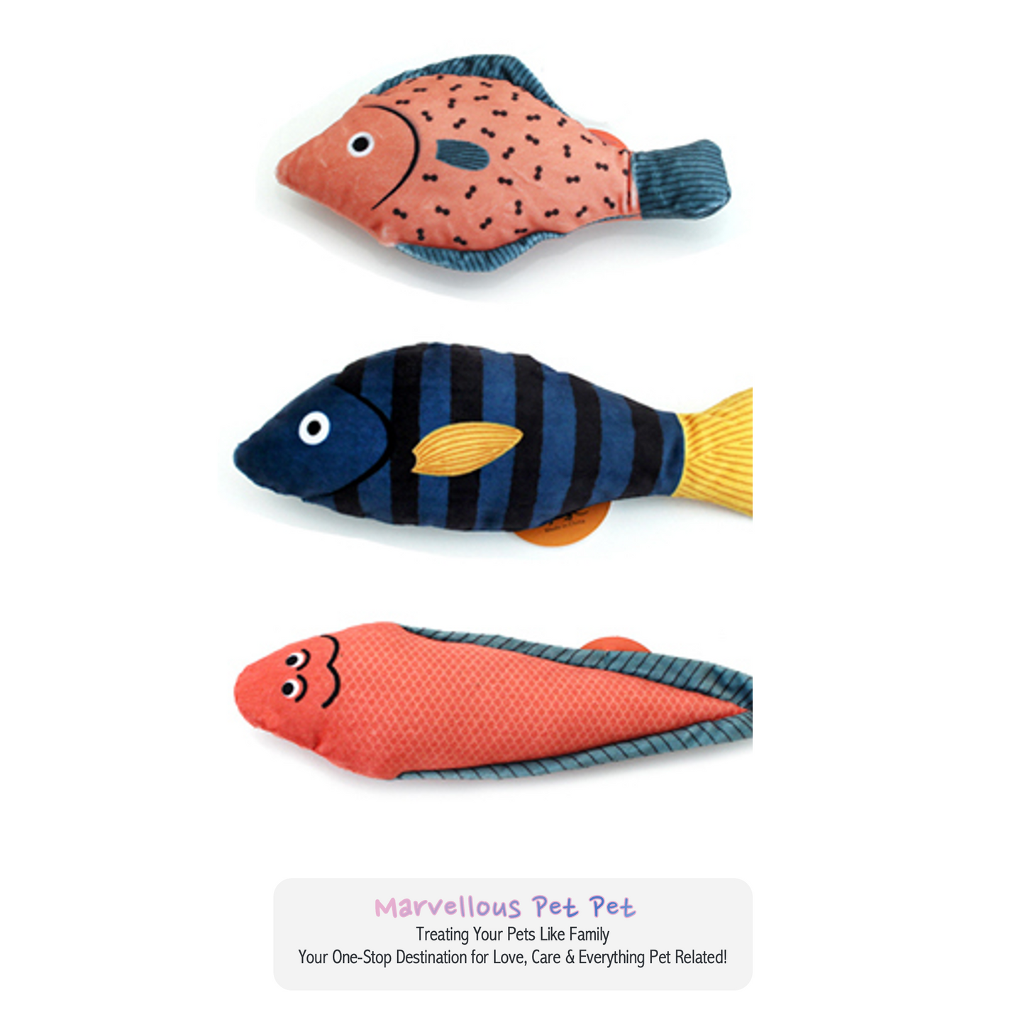 Set of 1/3/4 Adorable Interactive Plush Toys for Cats