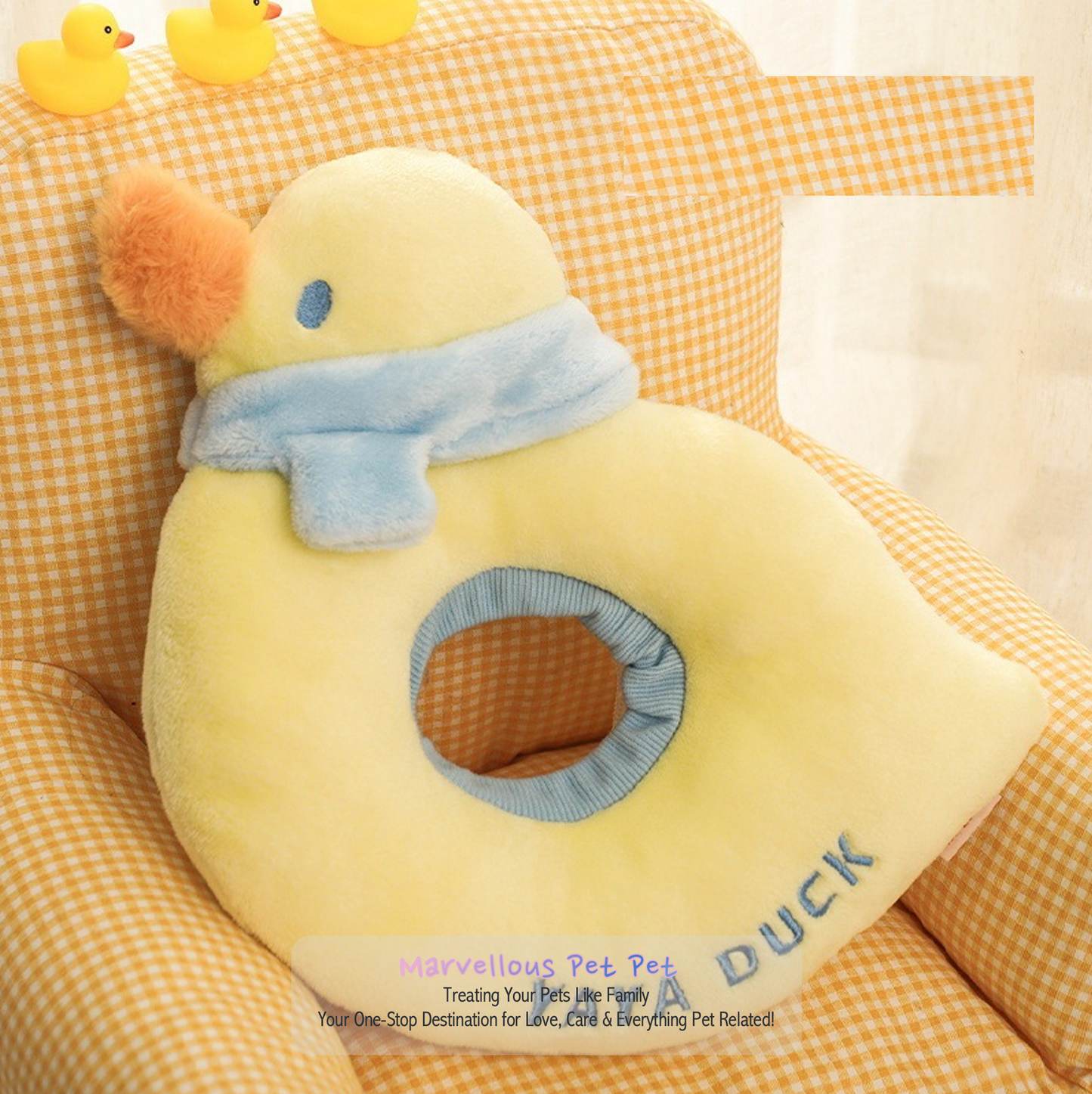 Adorable Yellow Duck Shaped Protective Collar