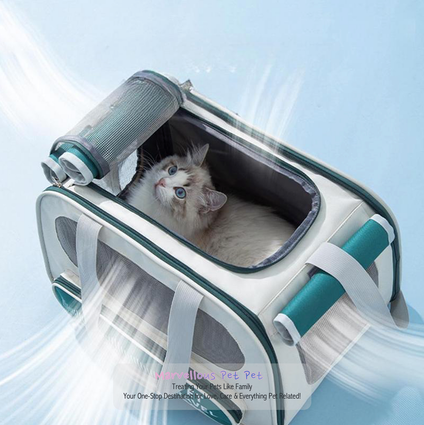 Embrace Summer with Your Pet: Portable, Breathable Shoulder Bag for Cats