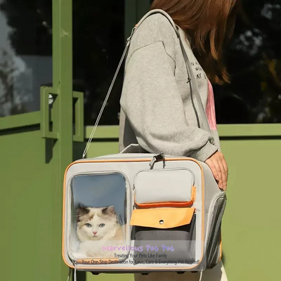 Journey with Your Furry Friend in Style: Multifunctional Pet Backpack for Cats Up to 15kg