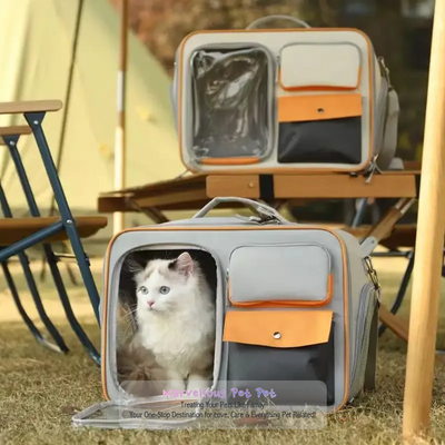 Journey with Your Furry Friend in Style: Multifunctional Pet Backpack for Cats Up to 15kg