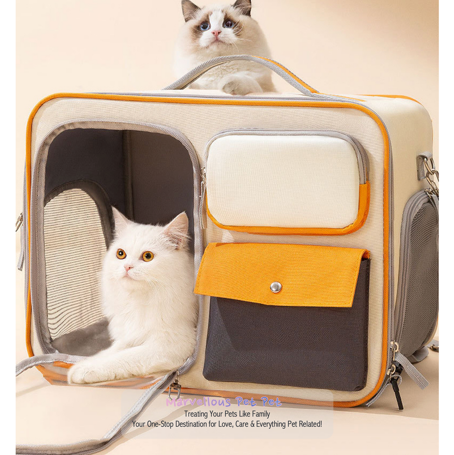 Journey with Your Furry Friend in Style: Multifunctional Pet Backpack for Cats Up to 15kg