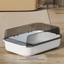 Maintain an Effortlessly Clean Home with Semi-Enclosed Jumbo Cat Litter Box