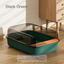 Maintain an Effortlessly Clean Home with Semi-Enclosed Jumbo Cat Litter Box