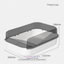 Maintain an Effortlessly Clean Home with Semi-Enclosed Jumbo Cat Litter Box