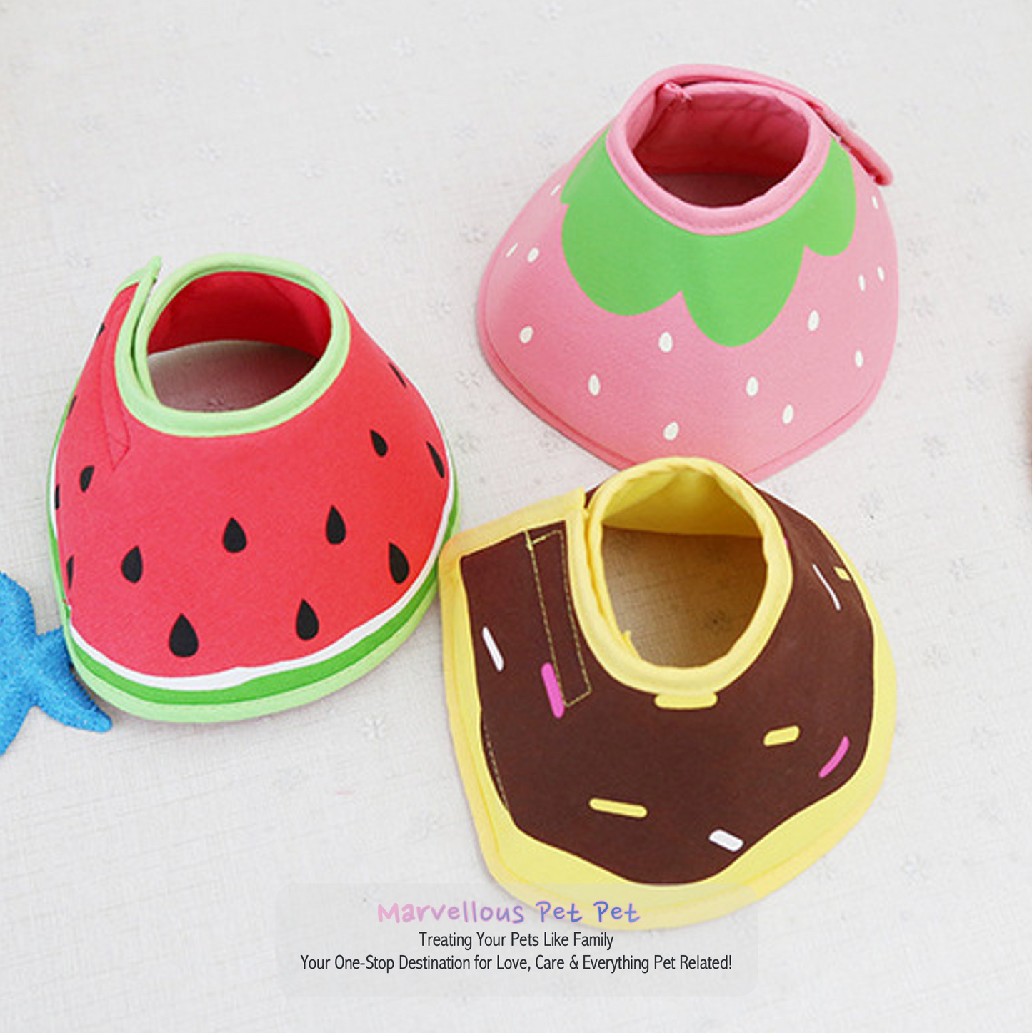 Newly Arrived Fruit Donut-Inspired Pet Collar