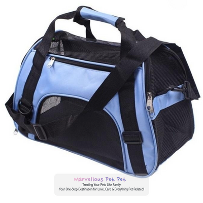 Travel Made Easy for Your Small Pets: Portable, Breathable, Mesh Carrier Bag