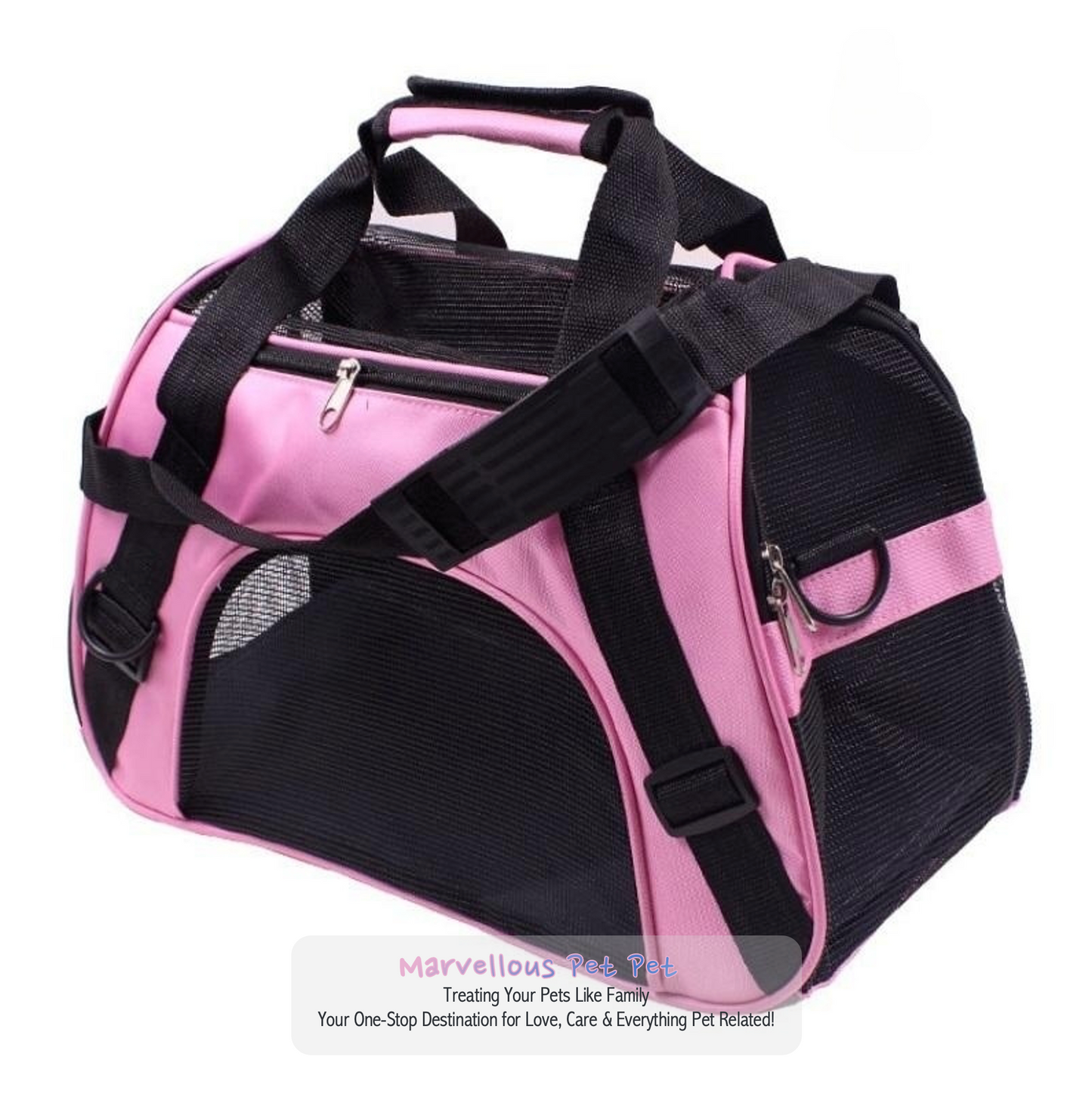 Travel Made Easy for Your Small Pets: Portable, Breathable, Mesh Carrier Bag