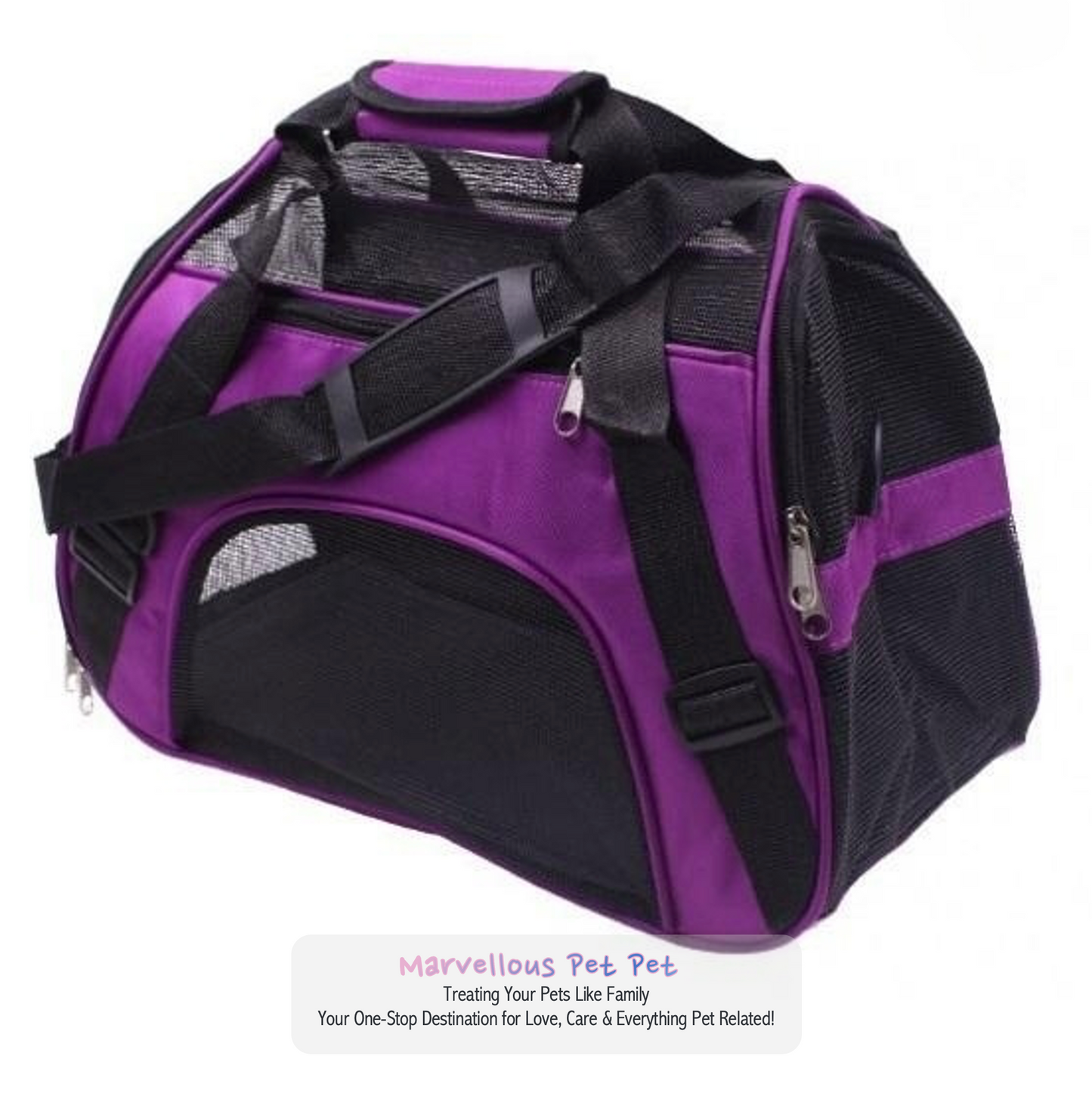 Travel Made Easy for Your Small Pets: Portable, Breathable, Mesh Carrier Bag