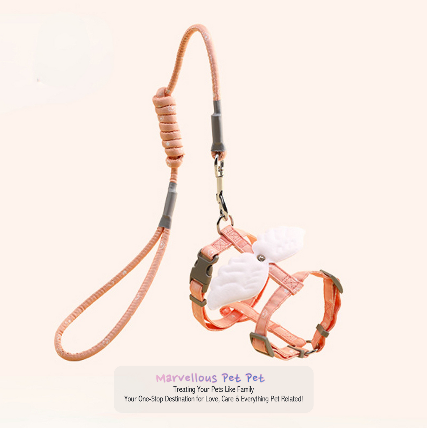 Turn Walks into an Adventure: Sweet Angel Wing Cat Harness