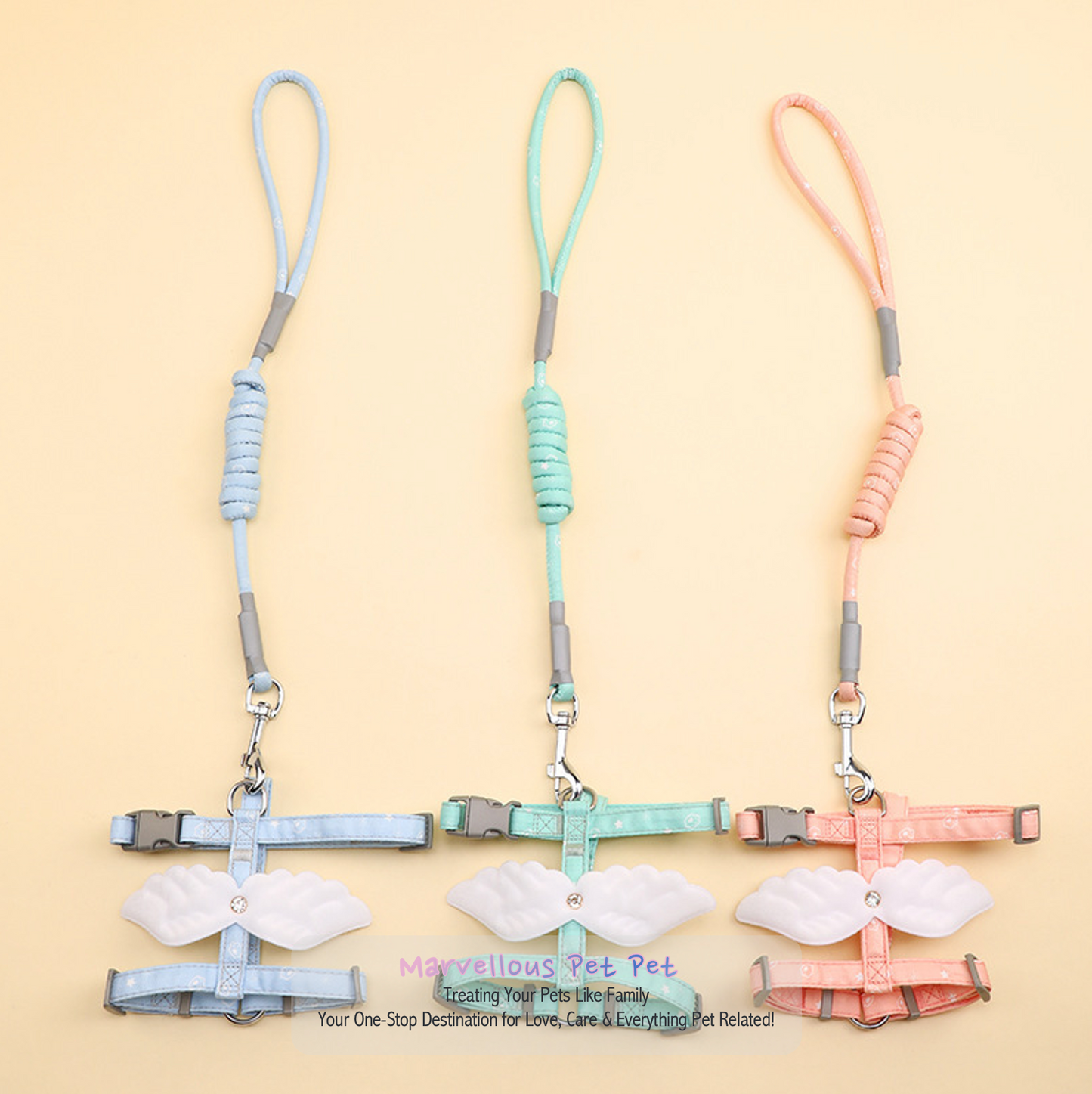 Turn Walks into an Adventure: Sweet Angel Wing Cat Harness