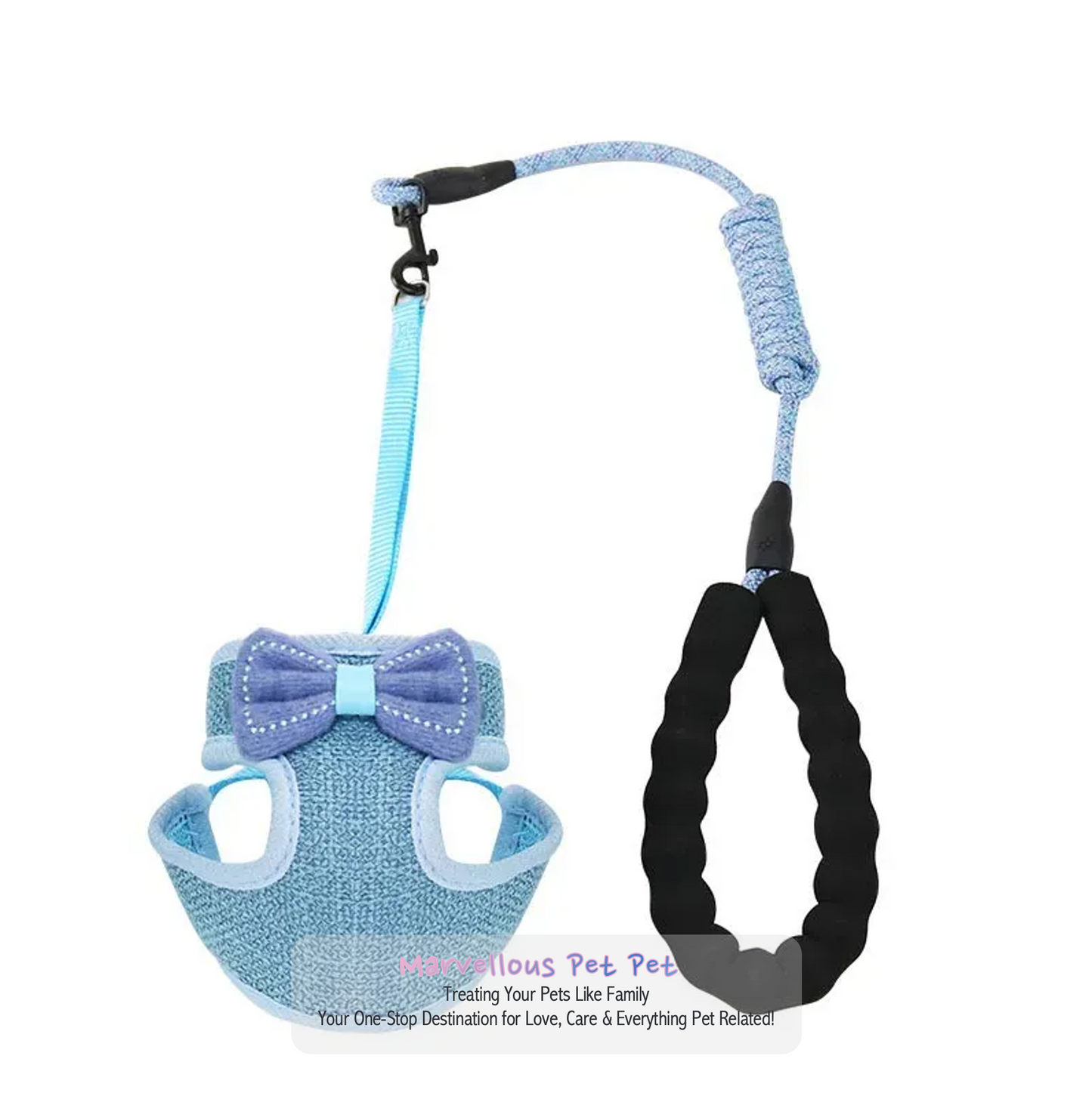 Adorable Cat & Dog Harness Leash Set