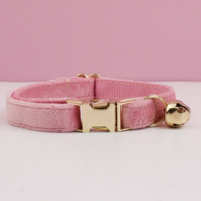 Luxury Velvet Customized Cat Collar