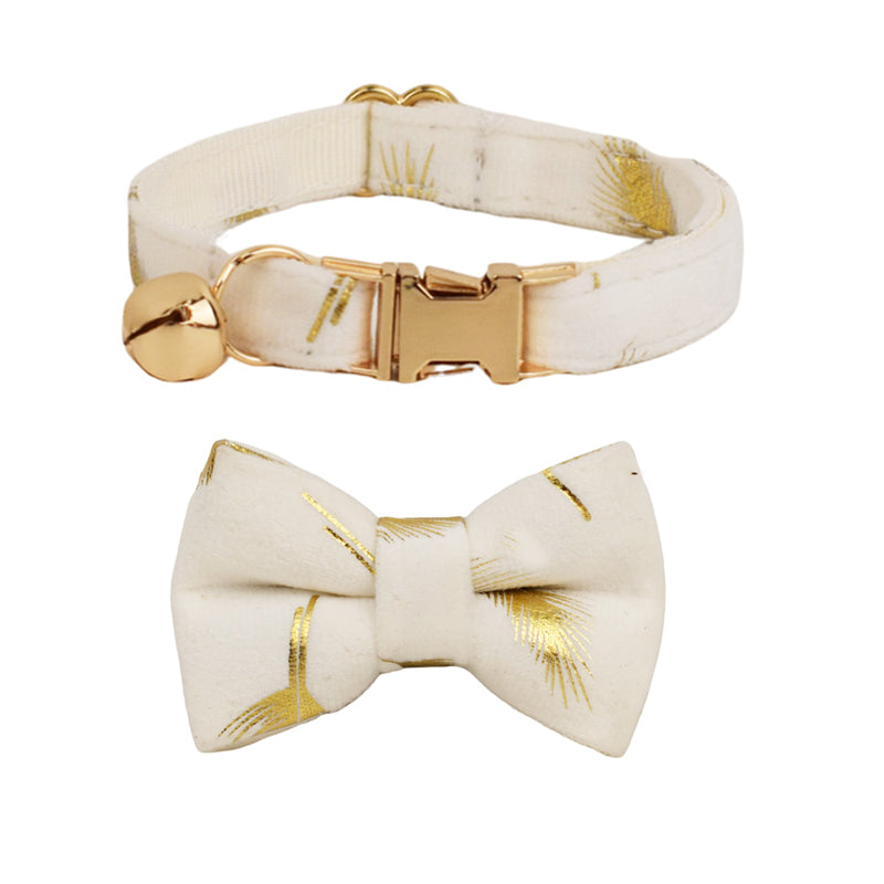 Adjustable Cat Collar with Charming Bowknot