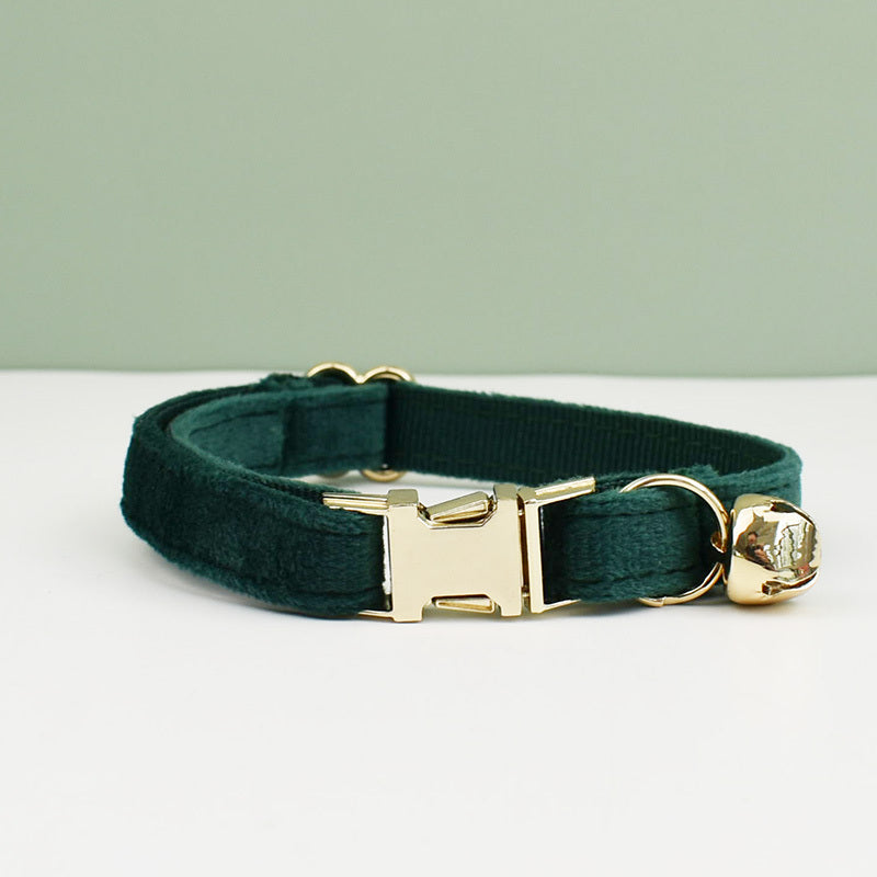 Elegant Velvet Bowknot Cat Collar