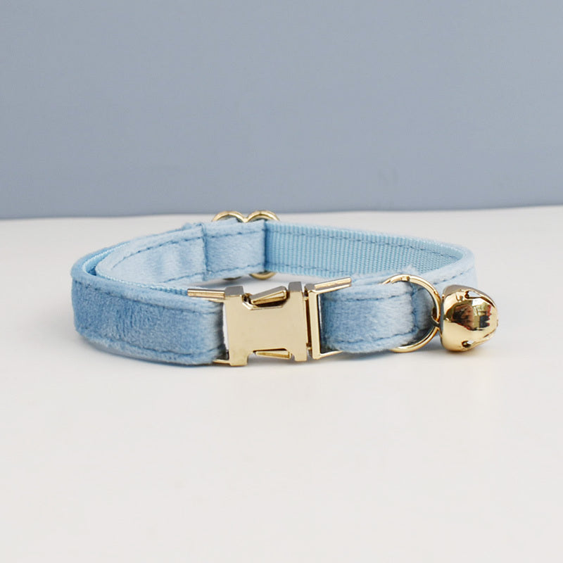 Charming Cat Collar with Adorable Bowknot and Bell Feature