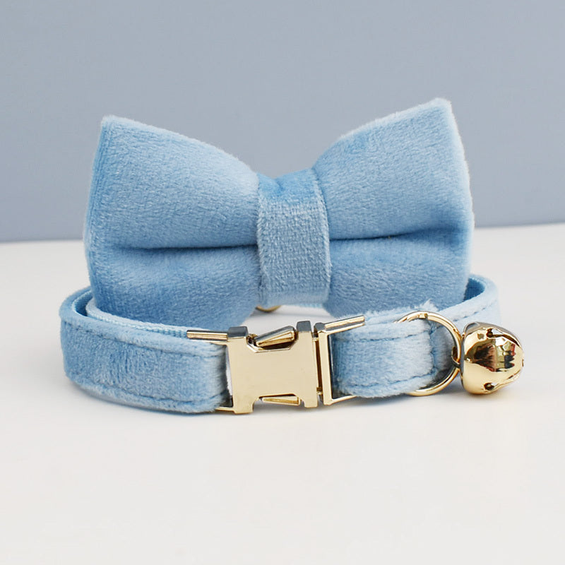 Charming Cat Collar with Adorable Bowknot and Bell Feature