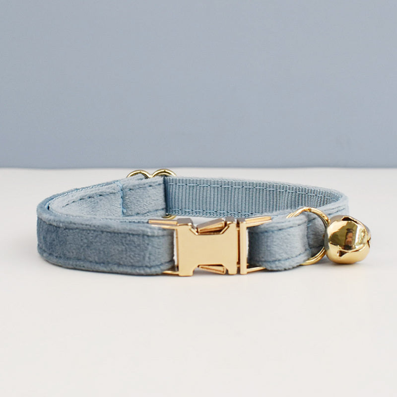 Charming Cat Collar with Adorable Bowknot and Bell Feature