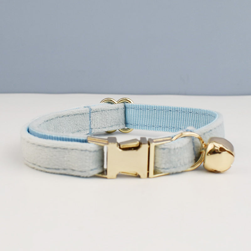 Charming Cat Collar with Adorable Bowknot and Bell Feature